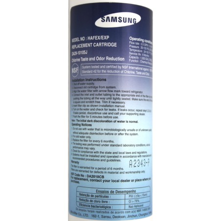 Filtre DA29-10105J HAFEX/EXP -  Frigo d'Origine Samsung DA29-10105J Microfilter (lot de 2)