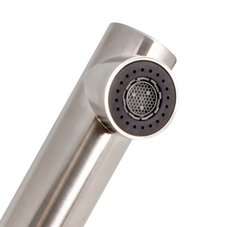 Robinet 3 voies avec douchette - Milano - Nickel Brossé