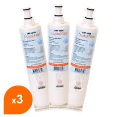 Filtre Crystal Filter® CRF4088 compatible Whirlpool® USC009 (lot de 3)