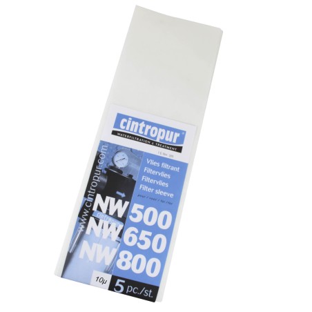Manchettes filtrantes NW500 / NW650 / NW800 & NW50 / NW62 / NW75 - 10µ pour Cintropur