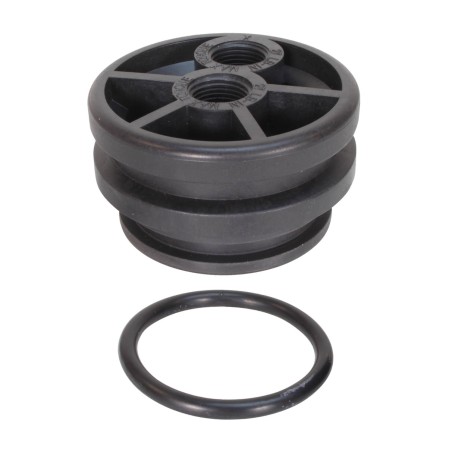 Porte membrane 2521 inox 316 brossé - Crystal Filter® CRF-2521-316-B-ABS