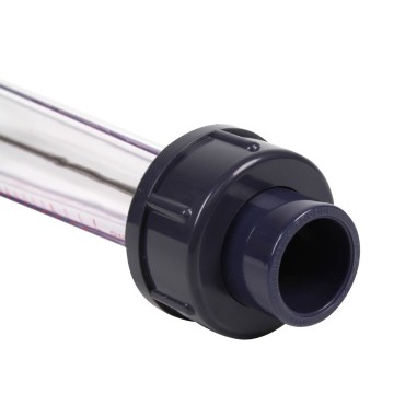 Débitmètre à ludion - flotteur ABS 100-1000L/h - Raccords PVC 20 mm à coller 