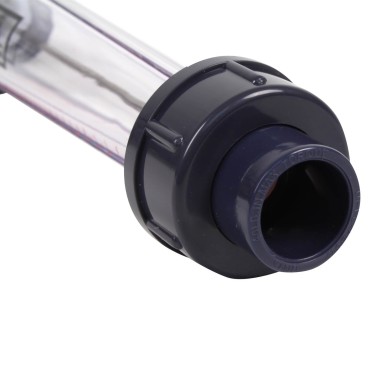 Débitmètre à ludion - flotteur ABS 100-1000L/h - Raccords PVC 20 mm à coller 