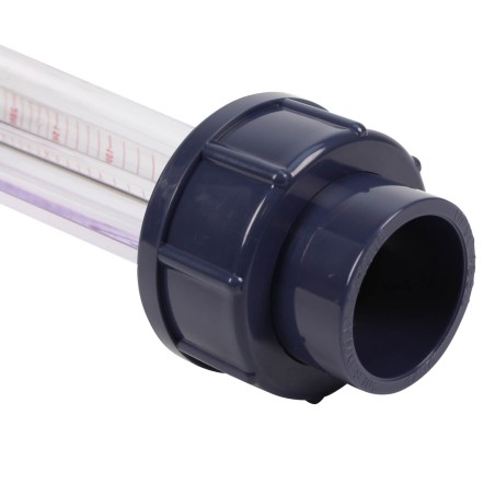 Débitmètre à ludion - flotteur ABS 100-1000L/h - Raccords PVC 32 mm à coller 