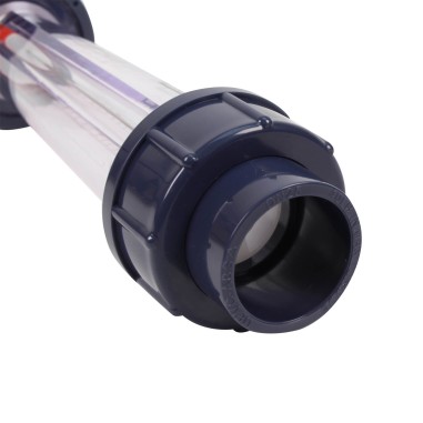 Débitmètre à ludion - flotteur ABS 160-1600L/h - Raccords PVC 32 mm à coller 