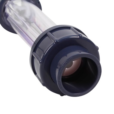 Débitmètre à ludion - flotteur ABS 160-1600L/h - Raccords PVC 32 mm à coller 