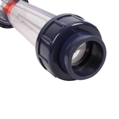 Débitmètre à ludion - flotteur ABS 400-4000L/h - Raccords PVC 40 mm à coller 