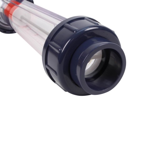 Débitmètre à ludion - flotteur ABS 400-4000L/h - Raccords PVC 40 mm à coller 