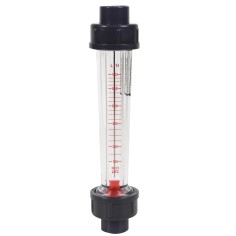 Débitmètre 100-1000L/h à ludion - flotteur ABS - Raccords PVC 20 mm à coller 