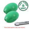 Savon vert rotatif "Tea Tree and Mint" Provendi (lot de 2) - Recharge à clip