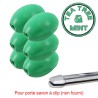Savon vert rotatif "Tea Tree and Mint" Provendi (lot de 6) - Recharge à clip