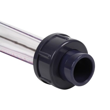 Débitmètre 6-60L/h à ludion - flotteur ABS - Raccords PVC 20 mm à coller 