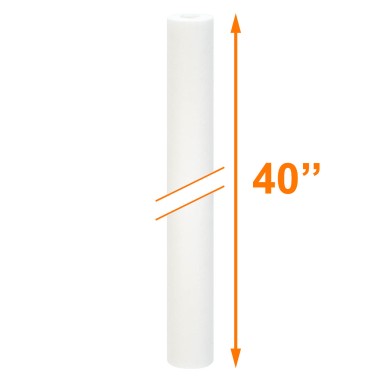 Cartouche PP-01-40 sédiment SPUN 40'' - filtre 1 µm - Crystal Filter®