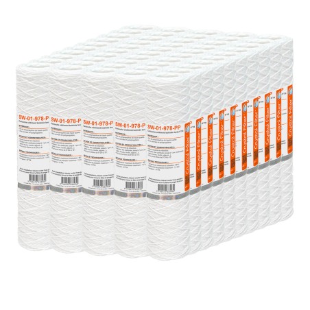 Cartouche SW-01-978-PP sédiment bobinée 9''7/8 - Filtre 1 µm - Crystal Filter® (carton de 50)