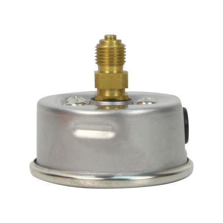 Manomètre inox - Insert laiton - 0-16 bars ø 63 - 1/4'' - Axial /  Glycérine