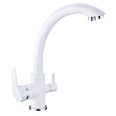 Robinet mitigeur 3 voies - Everglades - Blanc