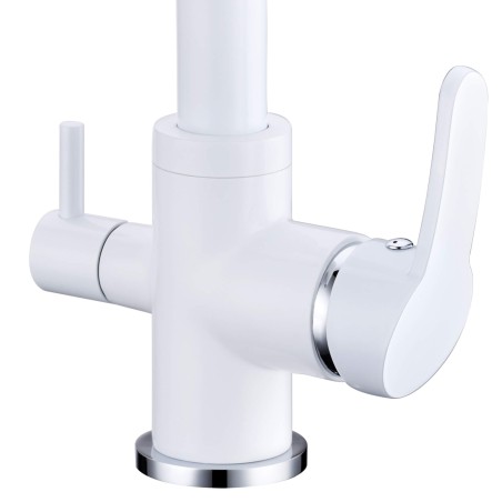 Robinet mitigeur 3 voies - Everglades - Blanc