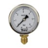Manomètre inox - Insert laiton - 0-6 bars ø 50 - 1/4'' - Radial /  Glycérine