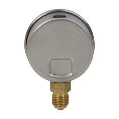Manomètre inox - Insert laiton - 0-10 bars ø 50 - 1/4'' - Radial /  Glycérine 2