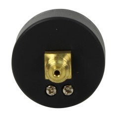 Manomètre plastique - Insert laiton - 0-10 bars ø50 - 1/4'' - Axial / sec 2
