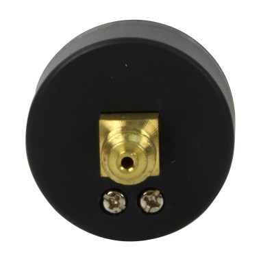 Manomètre plastique - Insert laiton - 0-10 bars ø50 - 1/4'' - Axial / sec