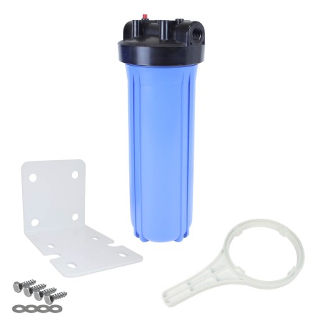 Kit Carter porte filtre complet FHPP-20BB Big Blue 20'' entrée/sortie 1'' femelle - Crystal Filter®