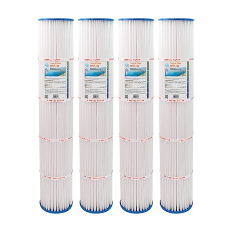 Filtre SPCF-120 - Crystal Filter® - Compatible Pentair® QUAD DE 100 (lot de 4)