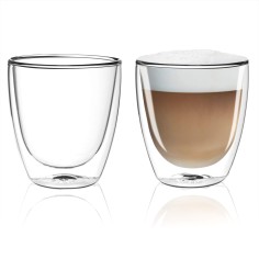 Tasses à café / cappuccino en verre double paroi - Filter Logic® CFL-660B 2