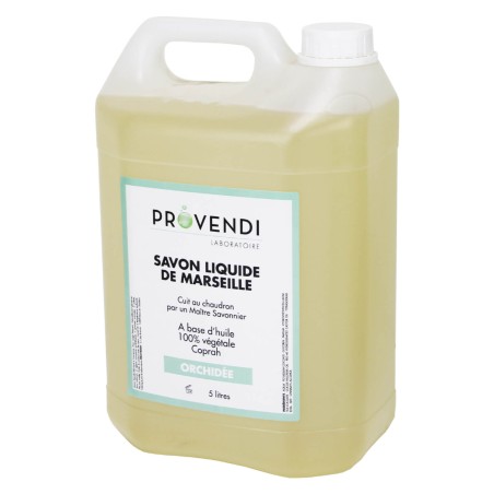 Savon Naturel de Marseille 5 L orchidée - La compagnie des savonniers
