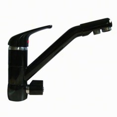 Robinet dauphin 3 voies - Noir - 002224 - Copyright Waterconcept