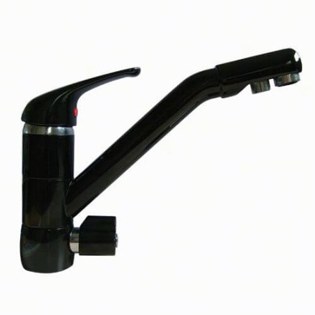 Robinet dauphin 3 voies - Noir - 002224 - Copyright Waterconcept