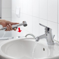 Combi-douche cuisine et bain - Chromé 2