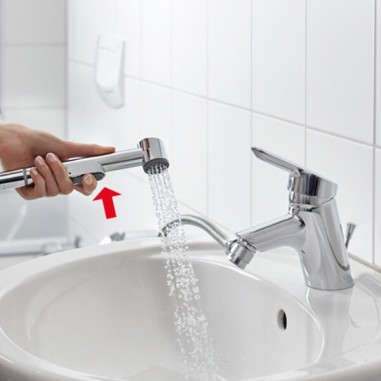 Combi-douche cuisine et bain - Chromé