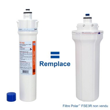 Filtre FSE3R compatible pour filtre sous évier Polar™ FSE3 - Crystal Filter® PO-102