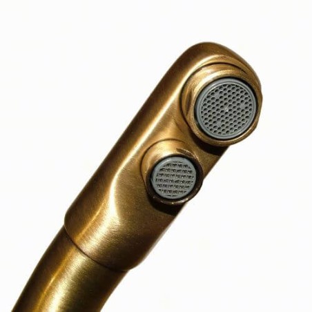 Robinet dauphin 3 voies - Bronze - 002231 - Copyright Waterconcept