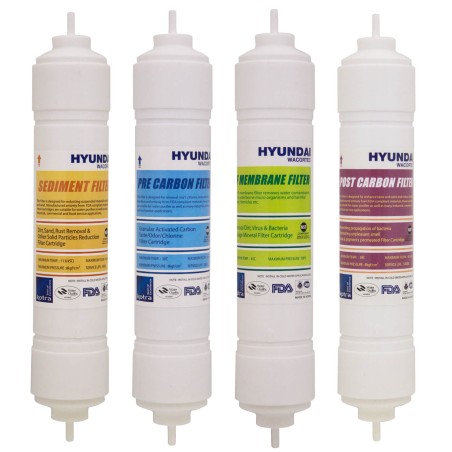 Lot de cartouches Hyundai Type ''I'' 13'' pour fontaine Hyundai Wacortec