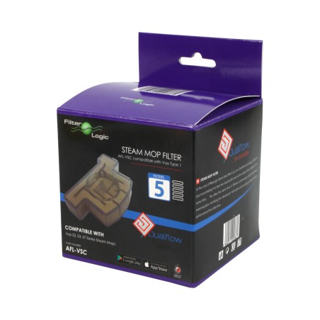 Filtre anticalcaire compatible balai à vapeur VAX - Filter Logic AFL-VSC (lot de 5)
