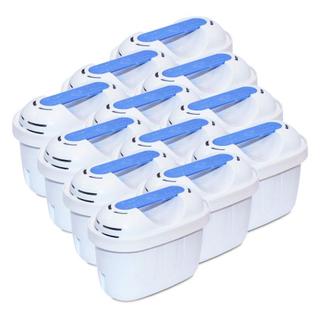 Cartouche Brita Maxtra+ compatible - Filtre carafe filtrante FL-402E (lot de 12)