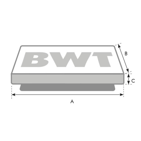 Filtre universel anticalcaire pour machines à café - BWT BestSave M - 100L