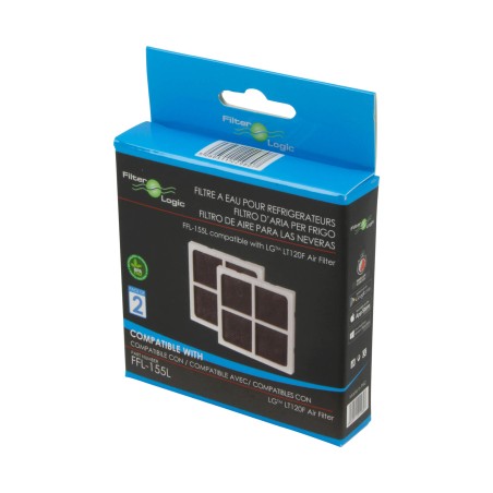 Filtre à air compatible LT120F pour frigo LG - Filter Logic FFL-155L (lot de 2)