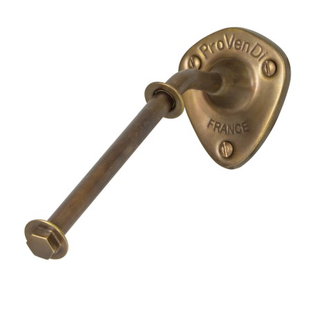 Lot porte-savon vieux bronze + 2 savons jaunes rotatifs écoliers Provendi