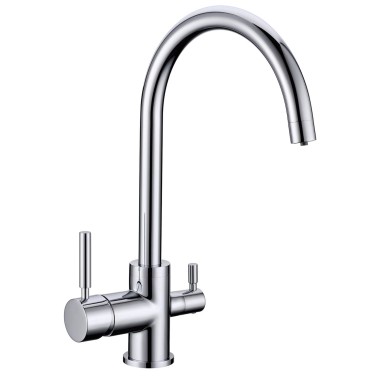 Robinet 3 voies Biscayne Chrome + Kit de filtration QCF-3001/321 - PROMO