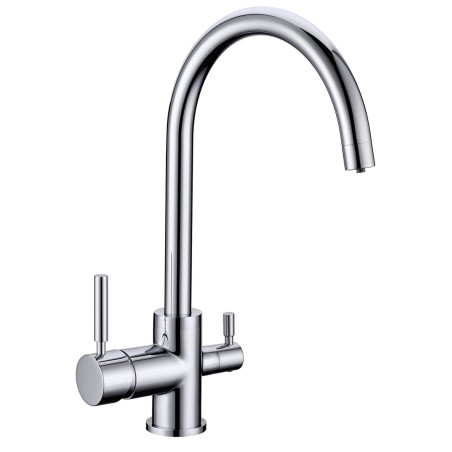 Robinet 3 voies Biscayne Chrome + Kit de filtration QCF-3001/321 - PROMO