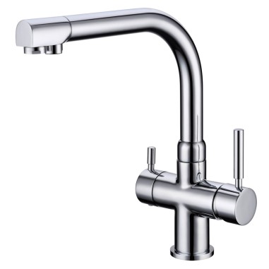 Robinet 3 voies Denali Chrome + Kit de filtration QCF-3001/321 - PROMO