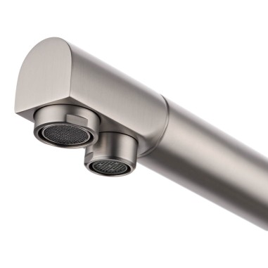 Robinet 3 voies Denali Nickel brossé + Kit de filtration QCF-3001/321 - PROMO