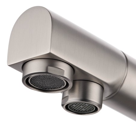 Robinet 3 voies Denali Nickel brossé + Kit de filtration QCF-3001/321 - PROMO