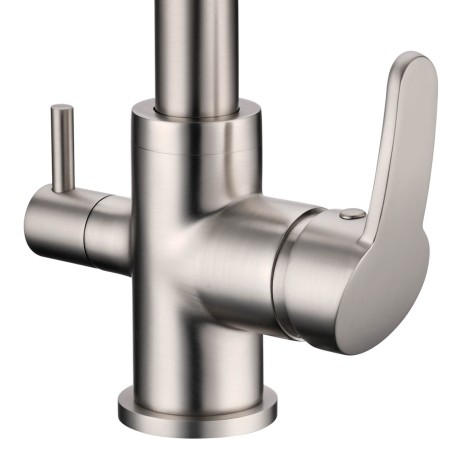 Robinet 3 voies Everglades Nickel brossé + Kit de filtration QCF-3001/321 - PROMO