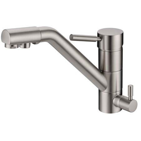 Robinet 3 voies Samoa Nickel brossé + Kit de filtration QCF-3001/321 - PROMO