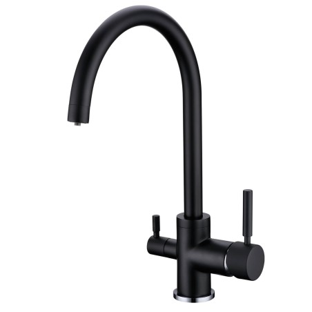 Robinet 3 voies Biscayne Noir + Kit de filtration QCF-3001/321 - PROMO