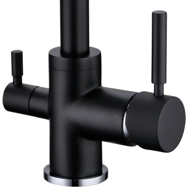 Robinet 3 voies Biscayne Noir + Kit de filtration QCF-3001/321 - PROMO